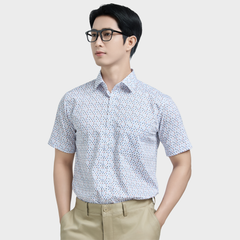  Áo sơ mi nam ngắn tay cao cấp BELLUNI vải sợi tre - ABN.BPS.BE 329 