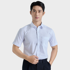  Áo sơ mi nam ngắn tay cao cấp BELLUNI vải sợi tre - ABN.BPS.BE 350 