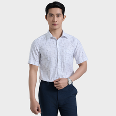  Áo sơ mi nam ngắn tay BELLUNI sợi COFREX thoáng mát nhanh khô - ABN.CR.BE 357 