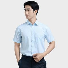  Áo sơ mi nam ngắn tay cao cấp BELLUNI vải sợi tre - ABN.BPS.BE 325 