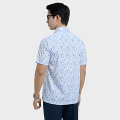  Áo sơ mi nam ngắn tay BELLUNI vải sợi sồi cao cấp - ABN.PMS.BE 337 