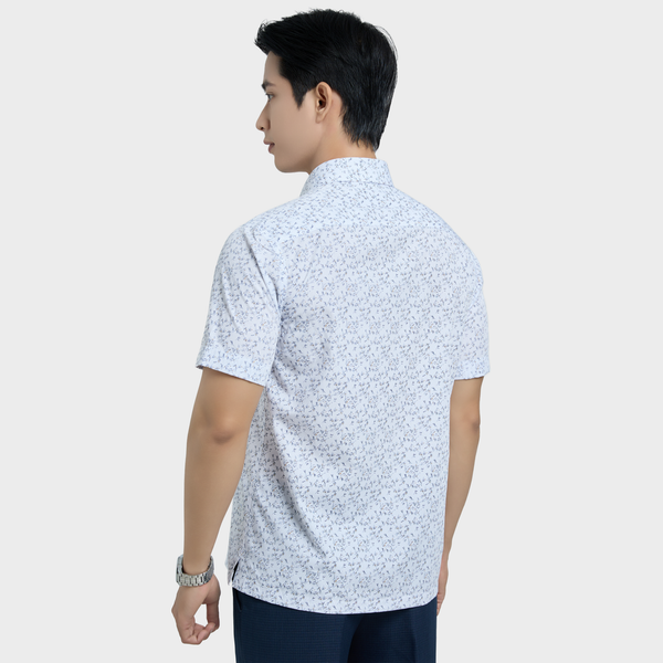  Áo sơ mi nam ngắn tay cao cấp BELLUNI vải sợi tre - ABN.BP.BE 341 