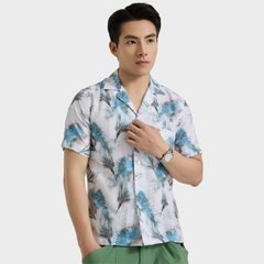  Áo sơ mi nam ngắn tay cao cấp BELLUNI vải sợi tre cổ áo Danton - ABN.PV.BE 358 