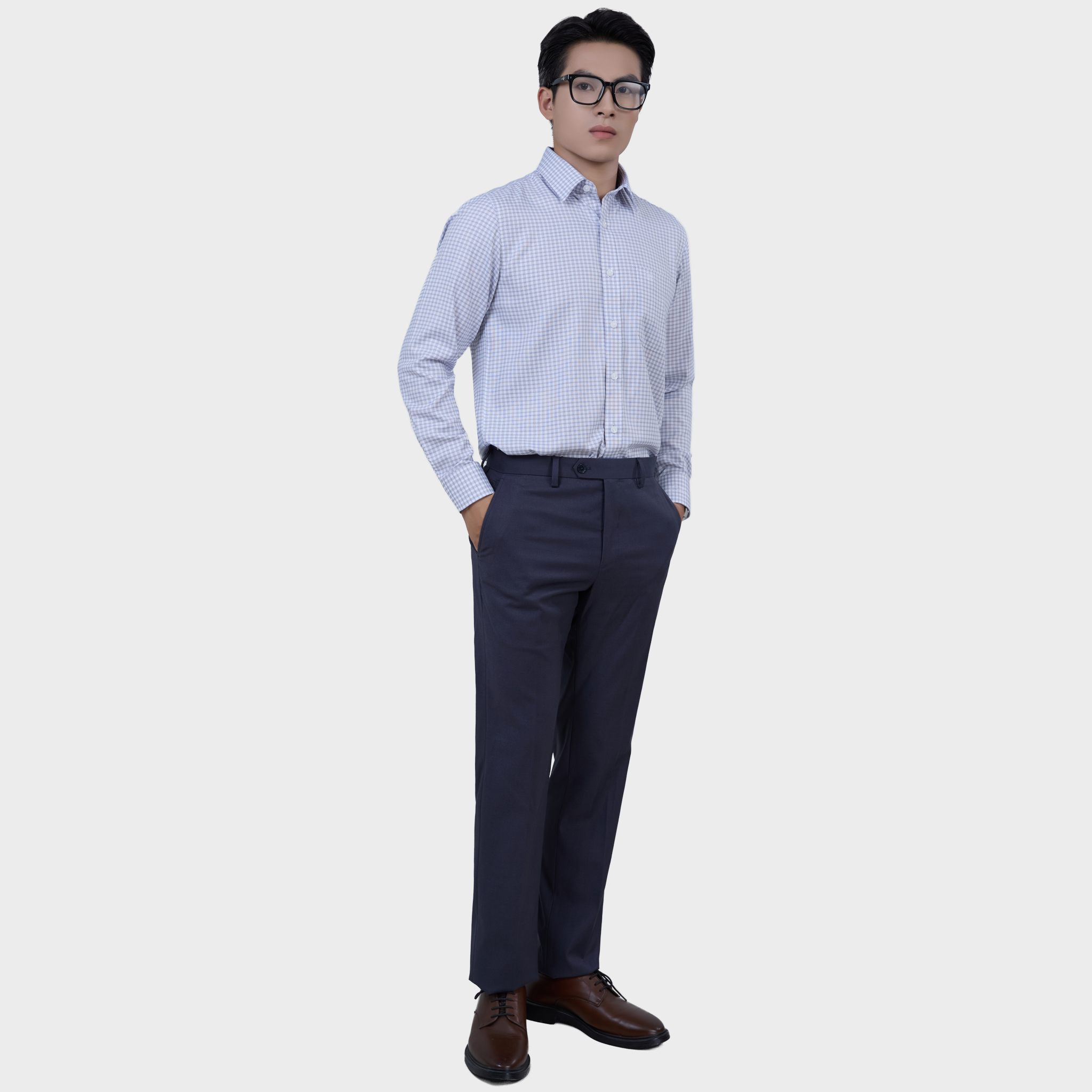  Áo Sơ Mi Nam Dài Tay Họa Tiết Tinh Tế Chất Liệu Modal Co Giãn – ABD.PMS.BE 243 