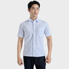  Áo sơ mi nam ngắn tay cao cấp BELLUNI vải sợi tre - ABN.BPS.BE 350 