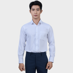  Áo Sơ Mi Chấm Bi Nam Tay Dài Vải Sợi Tre Mềm Mại Chống UV - ABD.BPS.BE 248 