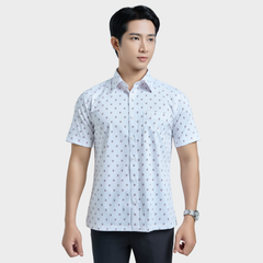  Áo sơ mi nam ngắn tay cao cấp BELLUNI vải sợi tre - ABN.BPS.BE 333 
