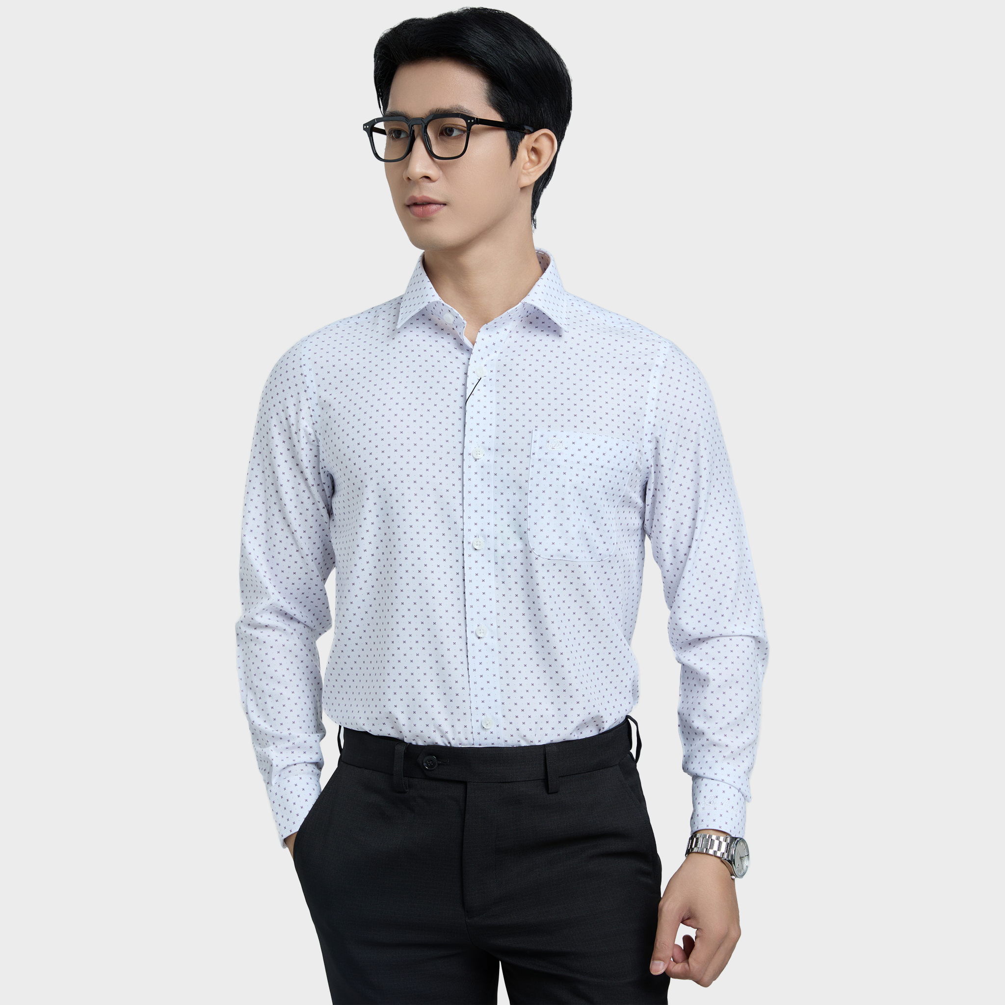  Áo sơ mi nam dài tay cao cấp vải sợi tre - ABD.BP.BE 218 