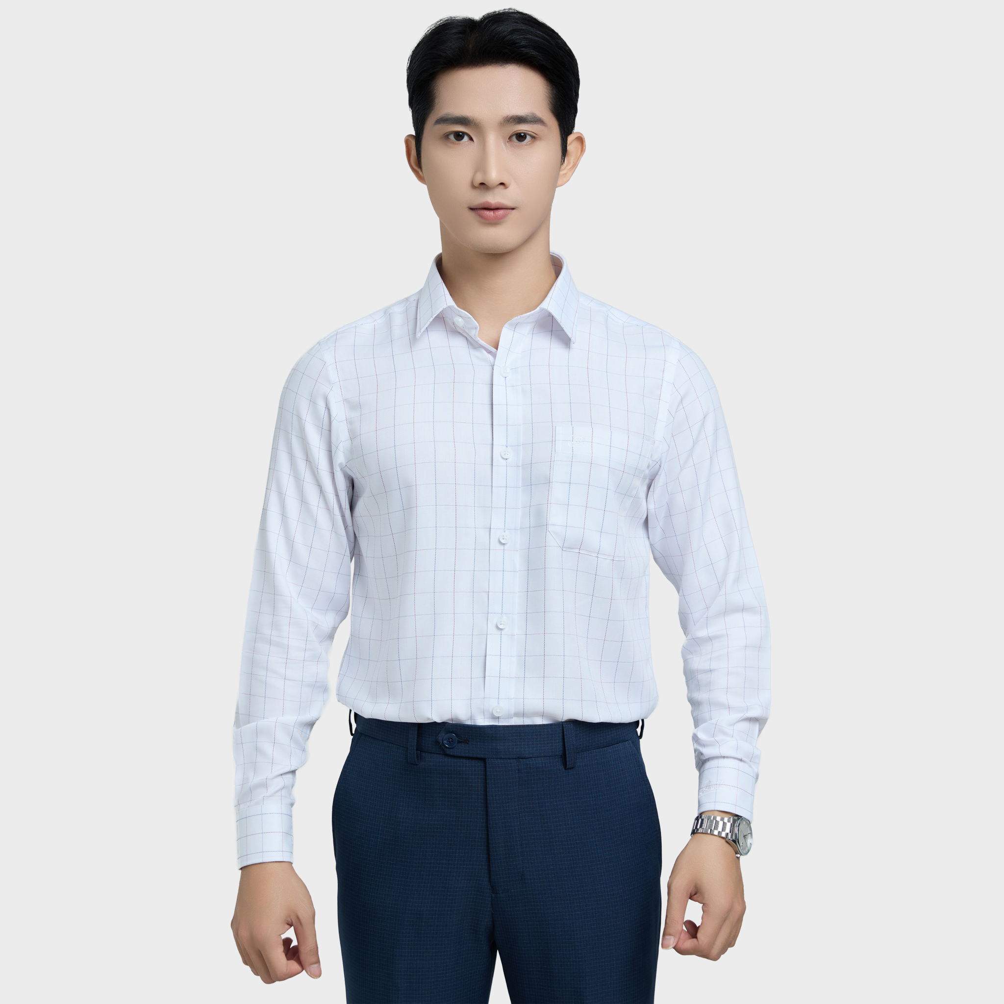  Áo sơ mi nam dài tay cao cấp BELLUNI vải sợi tre  ABD.BP.BE 221 