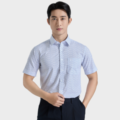  Áo sơ mi nam ngắn tay cao cấp BELLUNI vải sợi tre - ABN.BPS.BE 350 