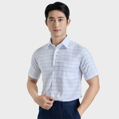  Áo sơ mi nam ngắn tay cao cấp BELLUNI vải sợi tre - ABN.BPS.BE 349 