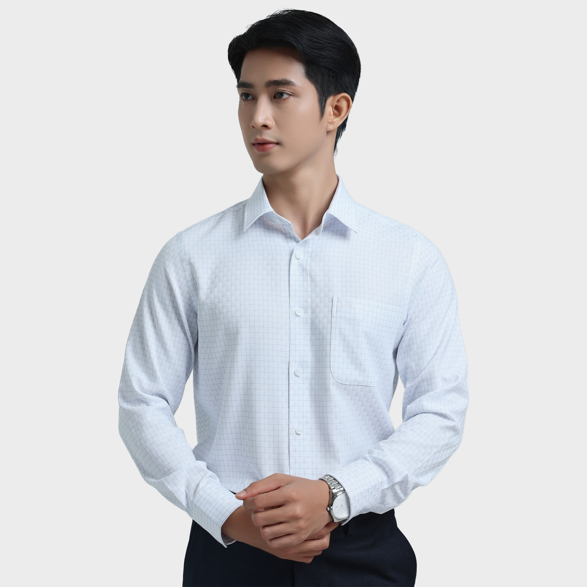  Áo sơ mi nam dài tay BELLUNI sợi COFREX thoáng mát nhanh khô - ABD.CR.BE 226 