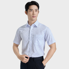  Áo sơ mi nam ngắn tay cao cấp BELLUNI vải sợi tre - ABN.BPS.BE 351 