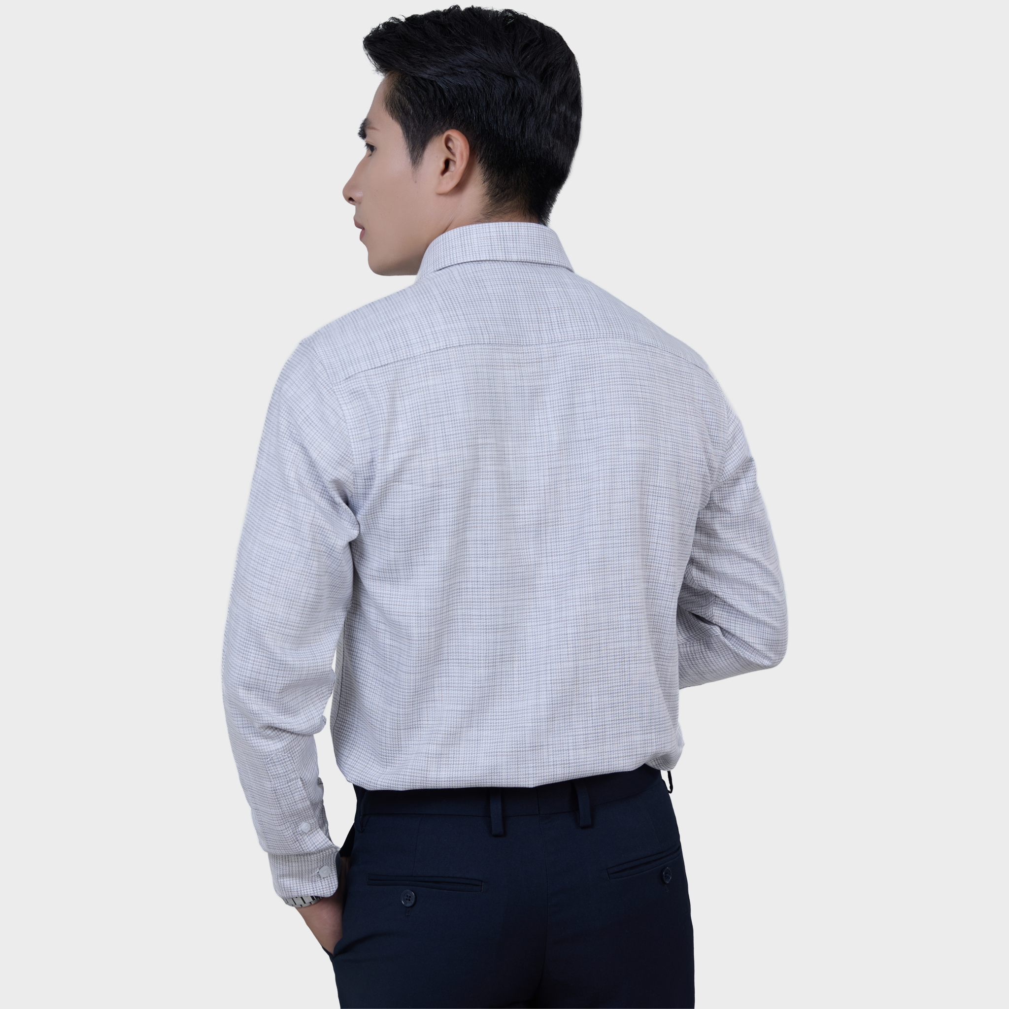  Áo Sơ Mi Nam Dài Tay Họa Tiết Tinh Tế Chất Liệu Modal Co Giãn – ABD.PMS.BE 243 