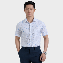  Áo sơ mi nam ngắn tay BELLUNI sợi COFREX thoáng mát nhanh khô - ABN.CR.BE 357 