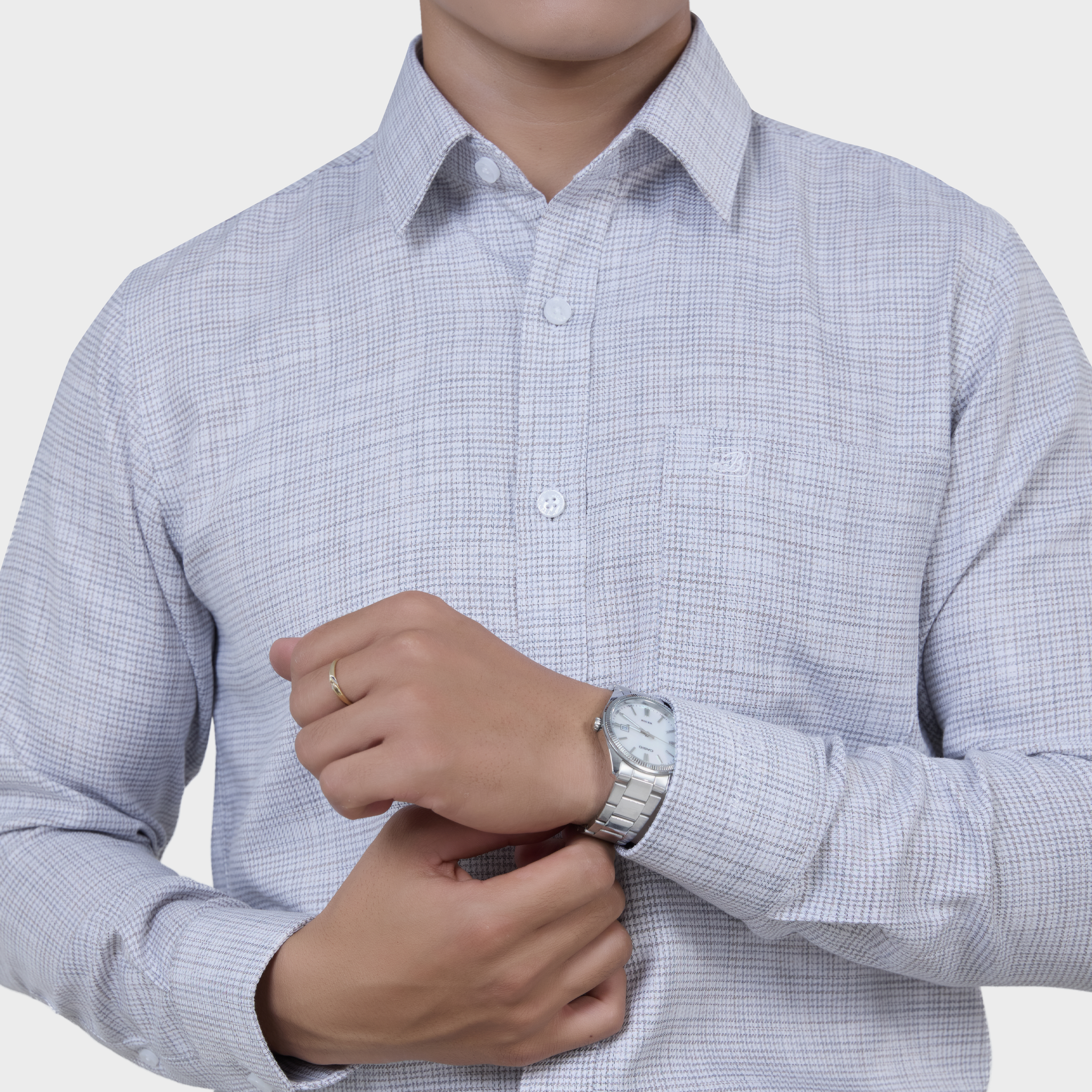  Áo Sơ Mi Nam Dài Tay Họa Tiết Tinh Tế Chất Liệu Modal Co Giãn – ABD.PMS.BE 243 