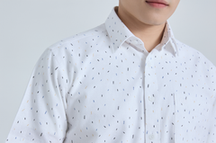  Áo Sơ Mi Nam Linen Cotton Tay Ngắn – Thoáng Mát, Lịch Lãm - ABN.LC.BE 330 