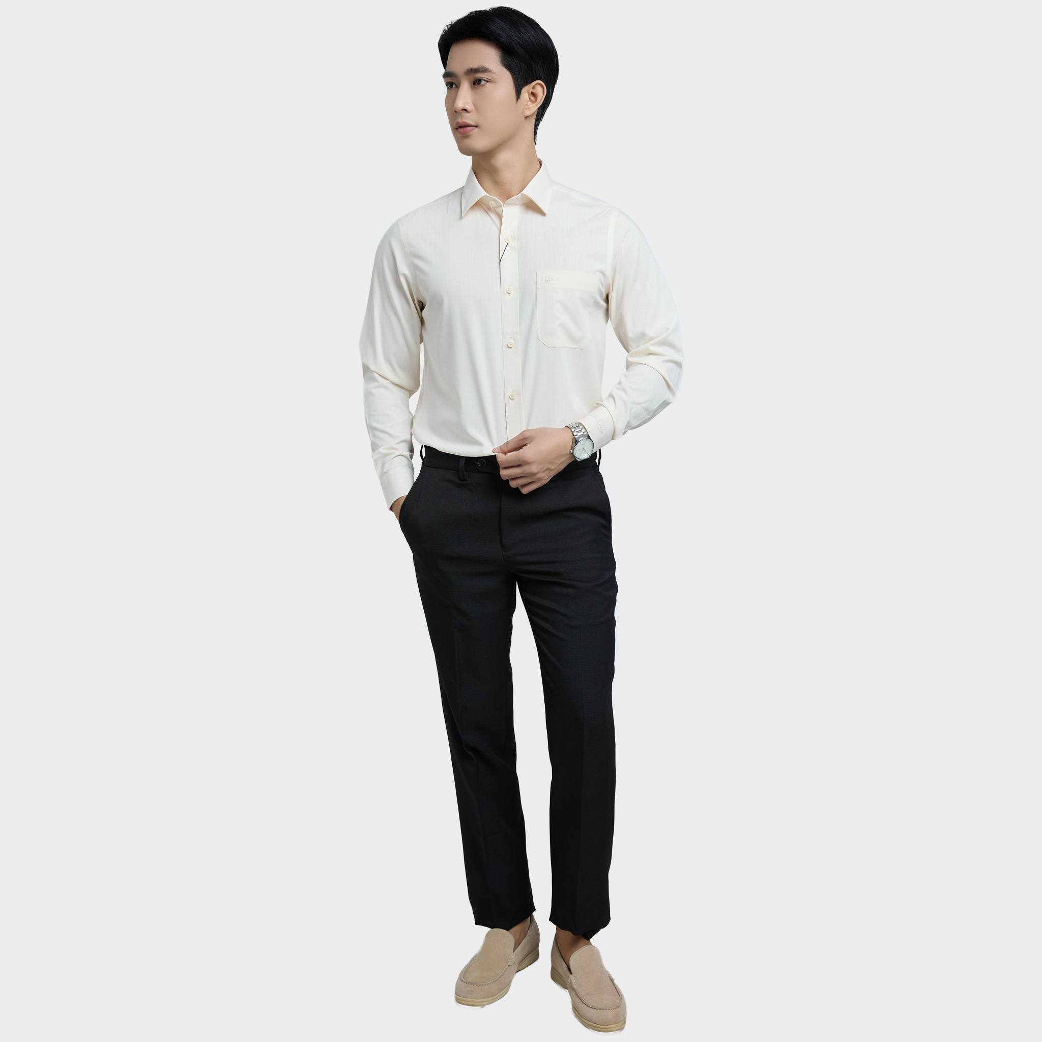  Áo sơ mi nam dài tay cao cấp BELLUNI  ABD.MBS.BE 216 