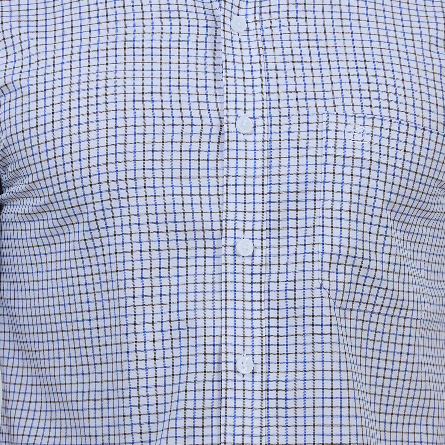  Áo Sơ Mi Caro Navy Nam Ngắn Tay Sợi Modal – Sang Trọng, Co Giãn - ABN.PMS.BE 375 