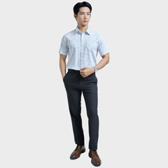  Áo sơ mi nam ngắn tay cao cấp BELLUNI vải sợi tre - ABN.BPS.BE 333 