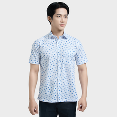  Áo sơ mi nam ngắn tay cao cấp BELLUNI vải sợi tre - ABN.BPS.BE 329 