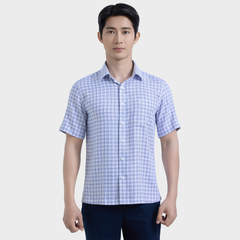  Áo sơ mi nam ngắn tay BELLUNI vải sợi sồi thoải mái thanh lịch - ABN.PM.BE 361 