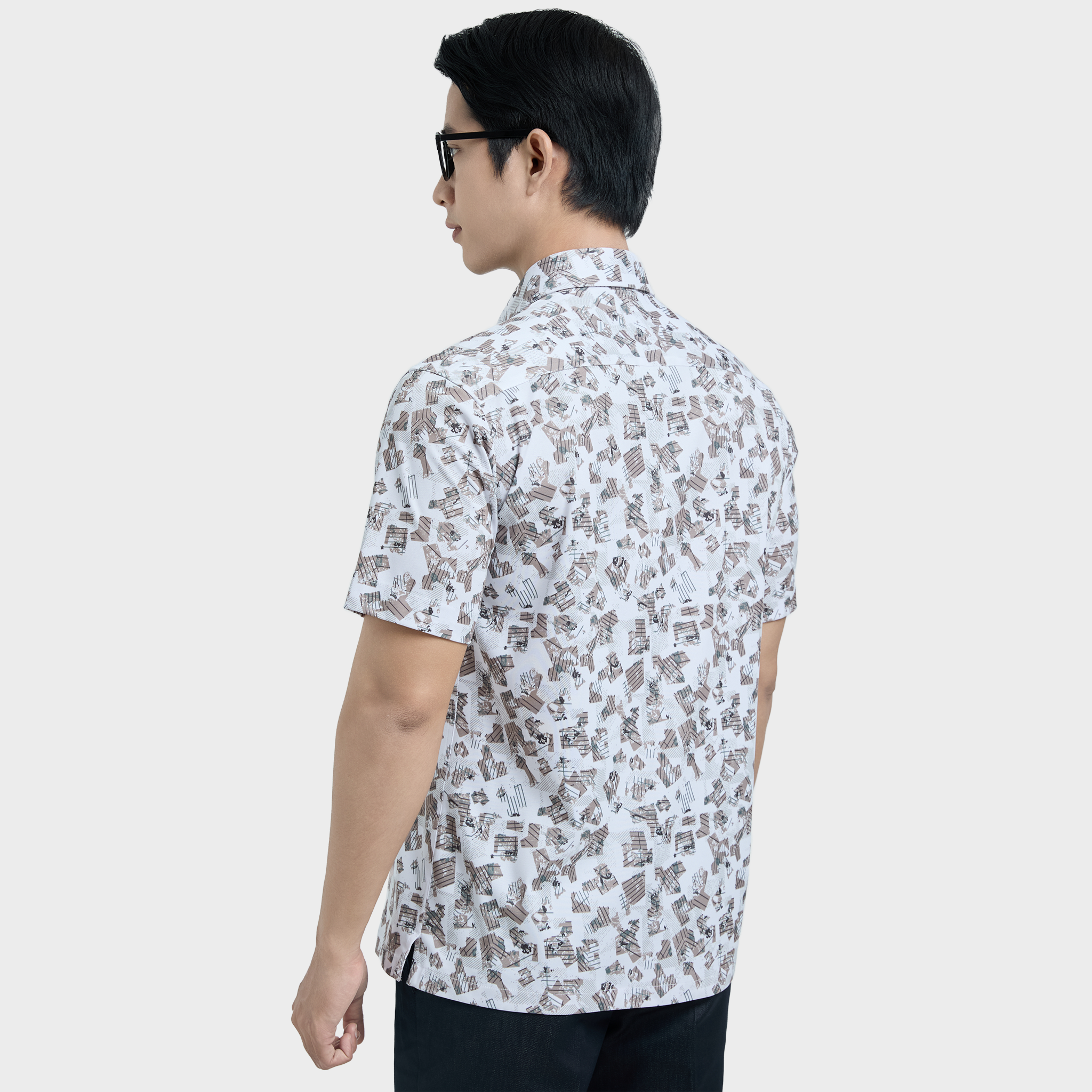  Áo sơ mi KNIT( sơ mi thun ) ngắn tay BELLUNI - ABN.PS.BE 324 