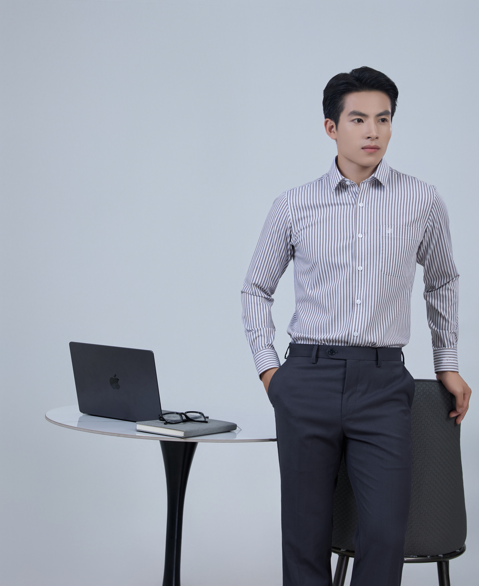  Áo Sơ Mi Nam Dài Tay Họa Tiết Tinh Tế Chất Liệu Modal Co Giãn – ABD.PMS.BE 243 