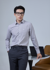  Áo Sơ Mi Nam Dài Tay Họa Tiết Tinh Tế Chất Liệu Modal Co Giãn – ABD.PMS.BE 243 