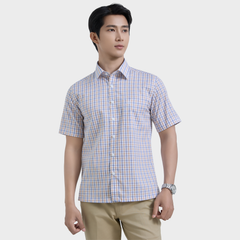  Áo sơ mi nam ngắn tay cotton cao cấp BELLUNI - ANL.CM.BE 11 