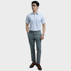  Áo sơ mi nam ngắn tay BELLUNI vải sợi sồi cao cấp - ABN.PMS.BE 339 