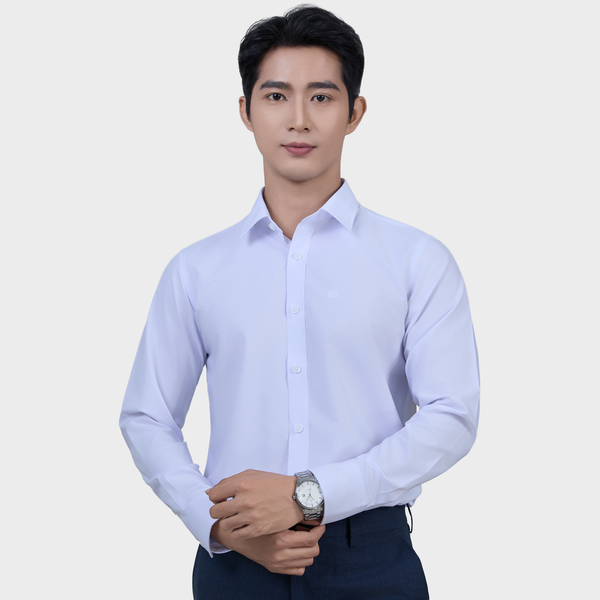  Áo Sơ Mi Trắng Nam Dài Tay Sợi Sồi Công Sở Thanh Lịch - ABD.PM.BE 259 