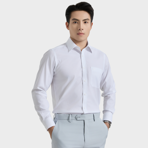  Áo sơ mi nam dài tay sợi bạc hà BELLUNI cao cấp - ABD.PMMS.BE 227 