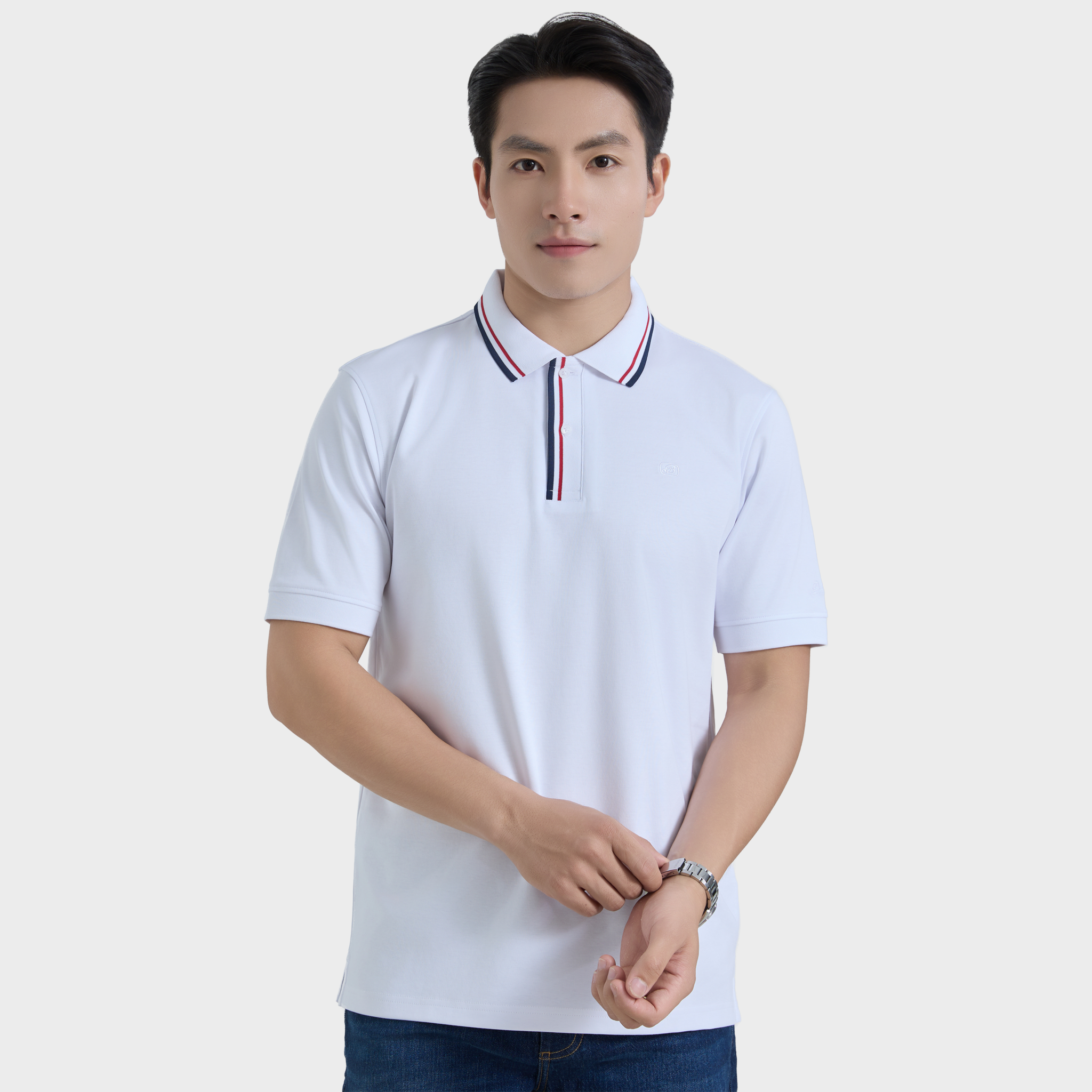  Áo Polo Nam Cotton Interlock – Trẻ Trung, Năng Động- AT.CM.BE 114 