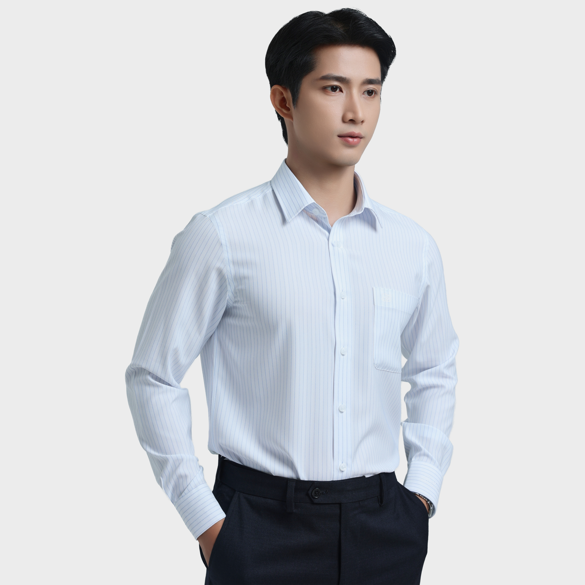  Áo sơ mi nam dài tay BELLUNI sợi COFREX thoáng mát nhanh khô - ABD.CR.BE 226 