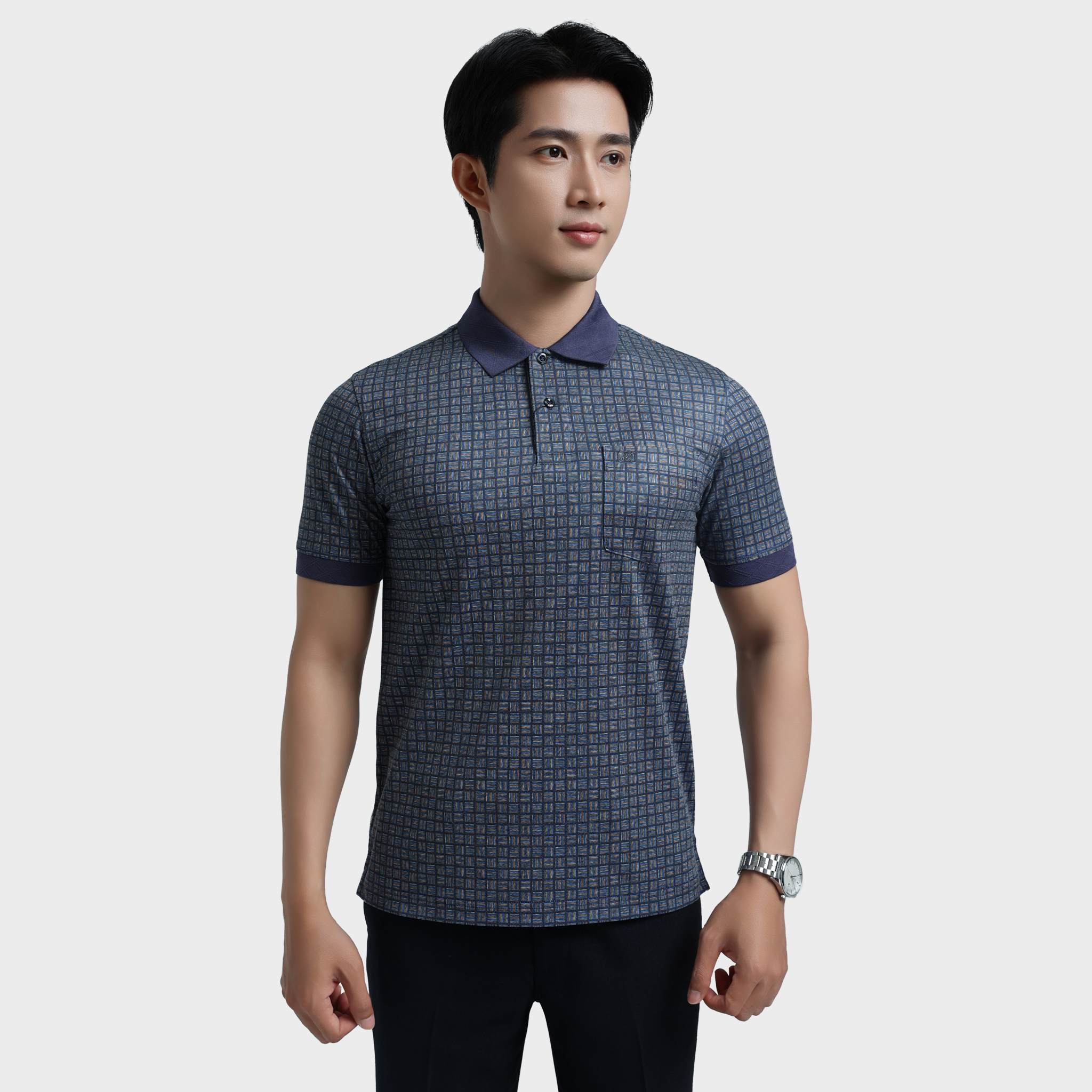  Áo thun nam Polo BELLUNI vải sợi tre cao cấp - AT.BP.BE 104 