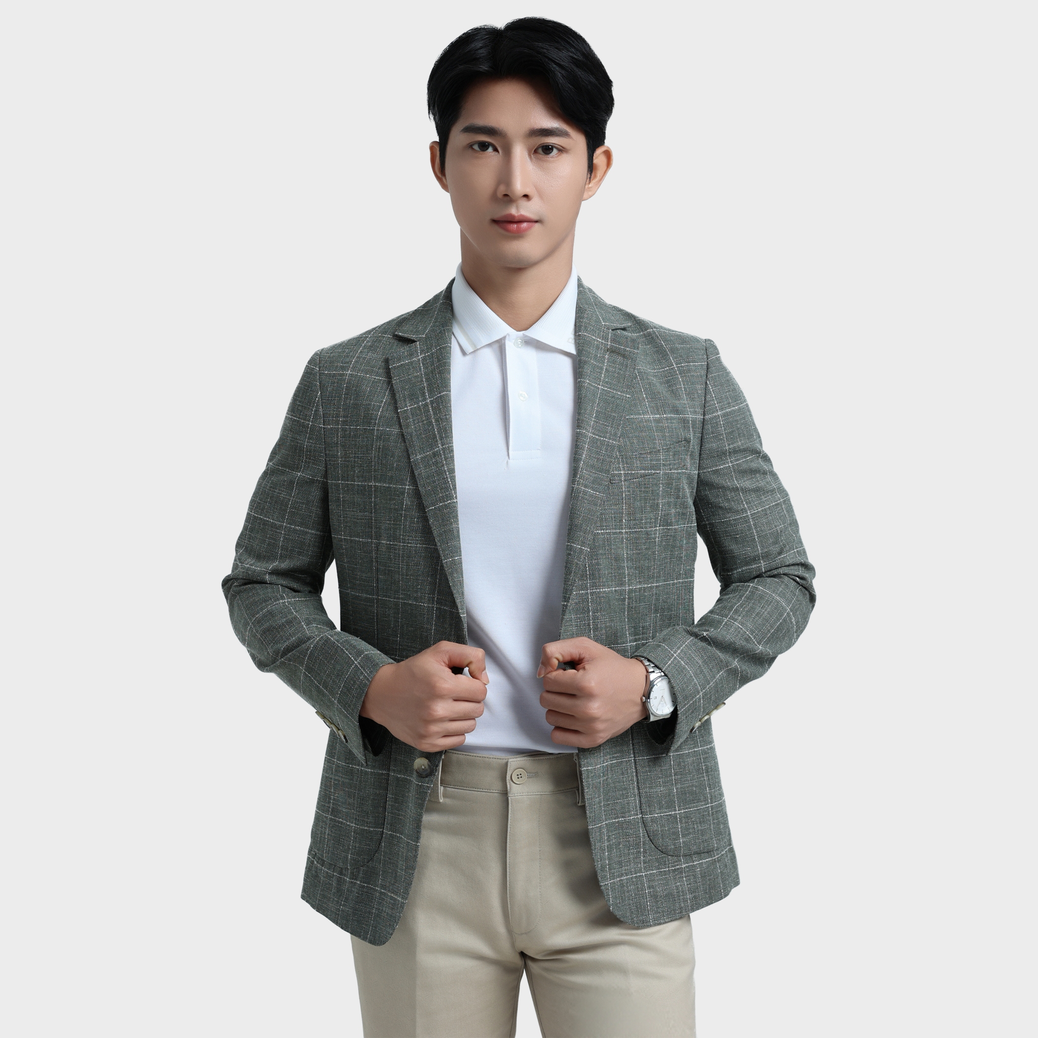  Vest Denim công sở hàng hiệu Belluni  - Vest.VBZ.WCL.BE 1 