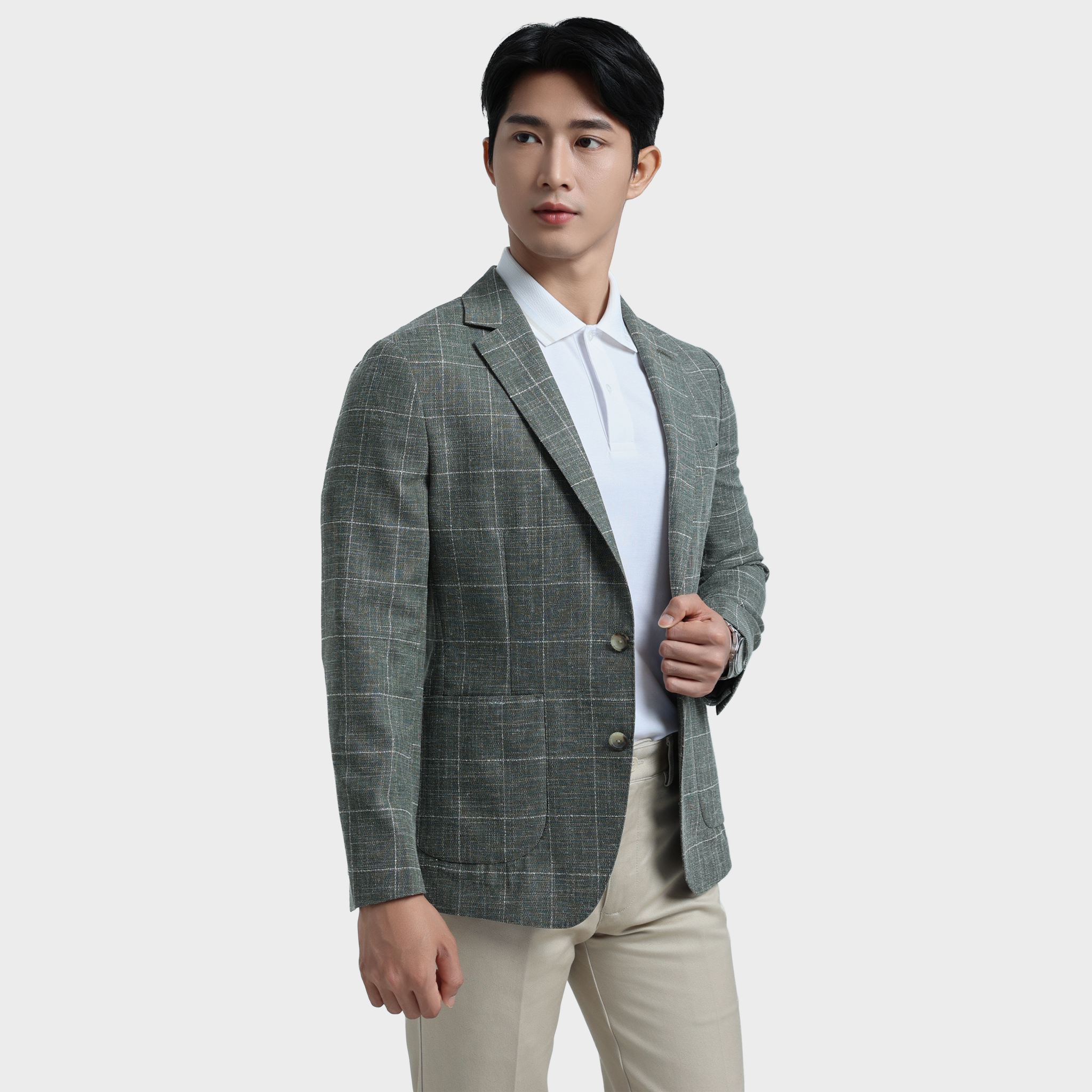  Vest Denim công sở hàng hiệu Belluni  - Vest.VBZ.WCL.BE 1 