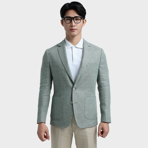  Vest Denim công sở hàng hiệu Belluni  - Vest.VBZ.WCL.BE 1 