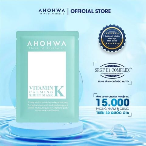  Vitamin K Sheet Mask - Mặt nạ phục hồi sinh học Vitamin K 