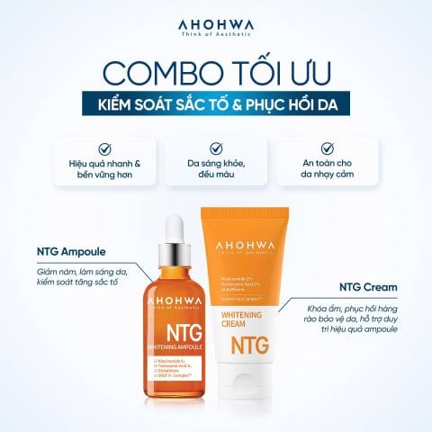  NTG Whitening Cream - Kem Dưỡng Hỗ Trợ Làm Sáng Da, Cải Thiện Sắc Tố Da - 50ml 