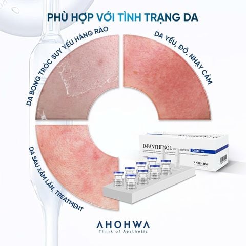  Ahohwa - Tinh chất dưỡng da, cấp ẩm, làm dịu AHOHWA D-PANTHENOL HYDRO AMPOULE 40ml 