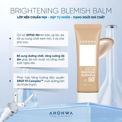  Brightening Balmish Balm SPF 50+/PA+++ - Kem Nền Hỗ Trợ Che Khuyết Điểm 3 In 1 - 50gr 