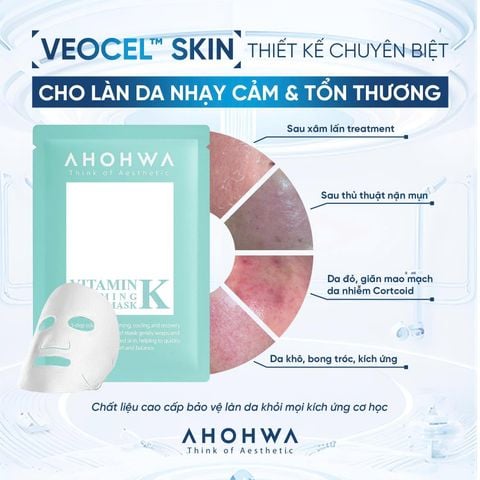  Vitamin K Sheet Mask - Mặt nạ phục hồi sinh học Vitamin K 