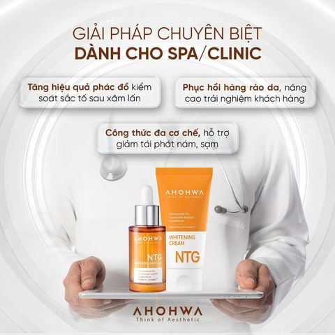  NTG Whitening Ampoule - Tinh Chất Hỗ Trợ Làm Sáng Da, Giảm Đỏ, Cân Bằng Sắc Tố - 30ml/50ml 