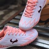  Giày Bóng Đá Chính Hãng Zocker Inspire Pro Gen 2 Trắng Hồng TF 