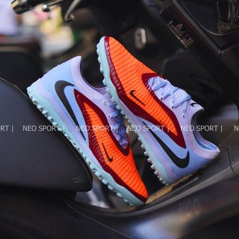  Giày Bóng Đá Cỏ Nhân Tạo Phantom 6 Low Elite Bo Thun Đỏ/Xám TF 