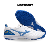  Giày Bóng Đá Cỏ Nhân Tạo Mizuno Morelia NEO 4 Pro Đế Đệm Trắng Xanh TF 