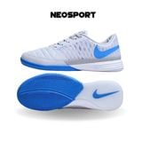  Giày Bóng Đá Futsal Lunar Gato II Trắng/Xanh Da IC 