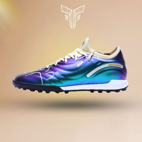  Giày Bóng Đá Cỏ Nhân Tạo Chính Hãng Kelme Maestro 2.0.4 Bo Thun Xanh Hologram TF - 9421ZX1227 